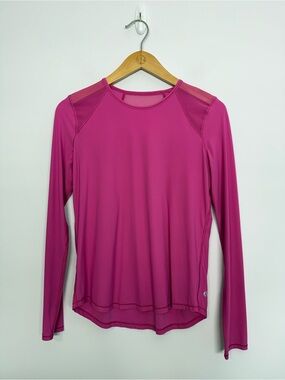 Lululemon Sculpt Long Sleeve Sonic Pink Size 4? PTP 17.5”